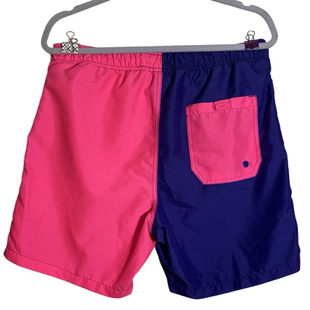 Surf Society Swimwear Men Trunks Size‎ Large Purple and Hot Pink